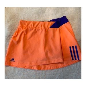 Adidas peach and purple tennis/pickleball skort